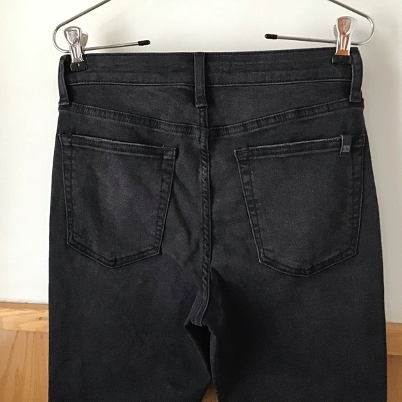 Joe's Jeans The Icon Ankle Tindall Flawless Asymmetrical Raw Hem Black J… - Picture 6 of 11